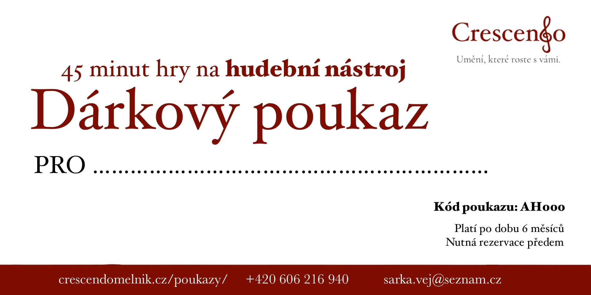 Ukázkový poukaz